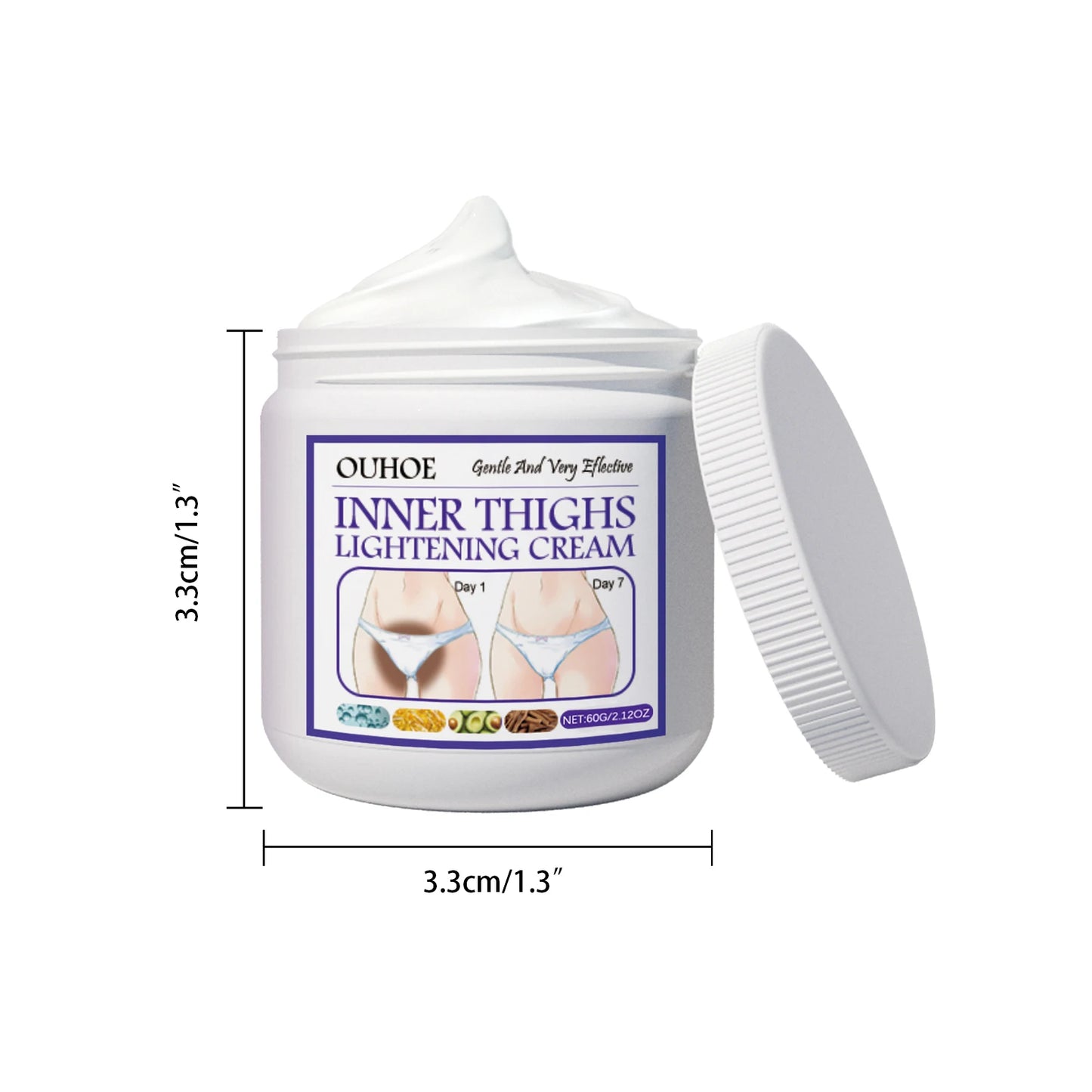 Skin Lightening Cream – Inner Thighs, Armpits & Dark Spots