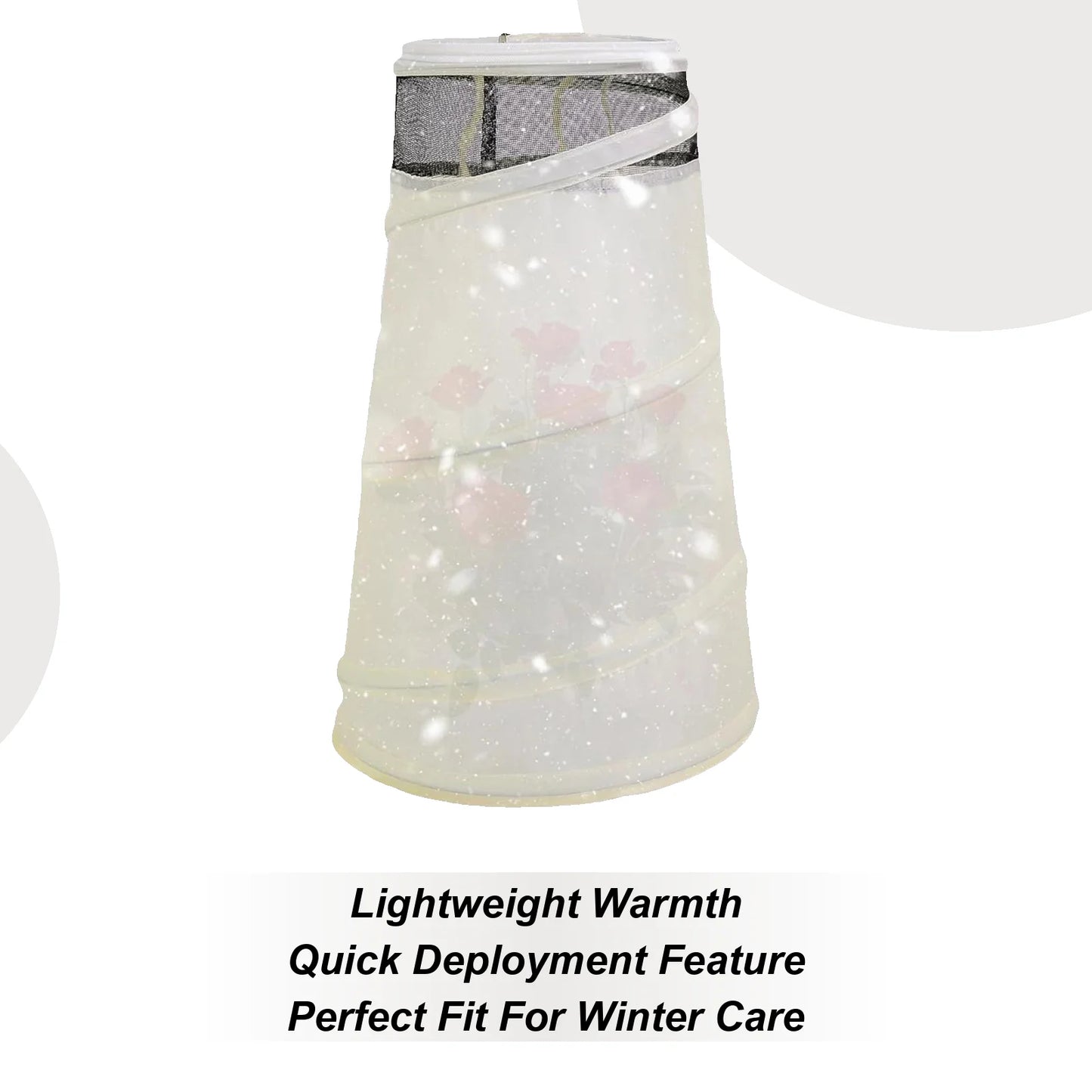 Reusable Rose Cones – Pop-Up Winter Frost Protection Cover