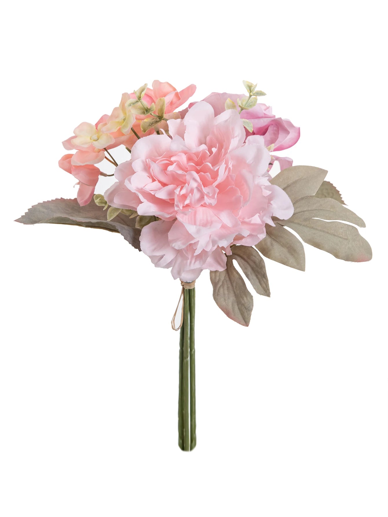 Artificial Silk Rose Peony Bouquet | Wedding & Home Decor