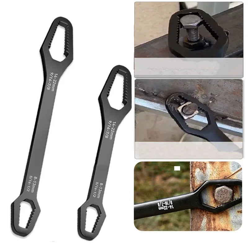 Double-Head Self-Tightening Adjustable Torx Wrench | Cr-V Steel Peaceful Pleasures Health and Wellness