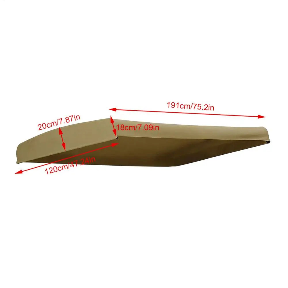 75x47" Waterproof UV-Resistant Swing Canopy Replacement Cover