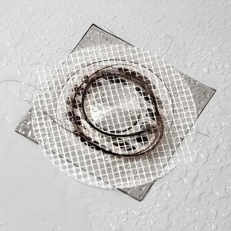 Disposable Self-Adhesive Hair Catcher Stickers for Shower & Drain