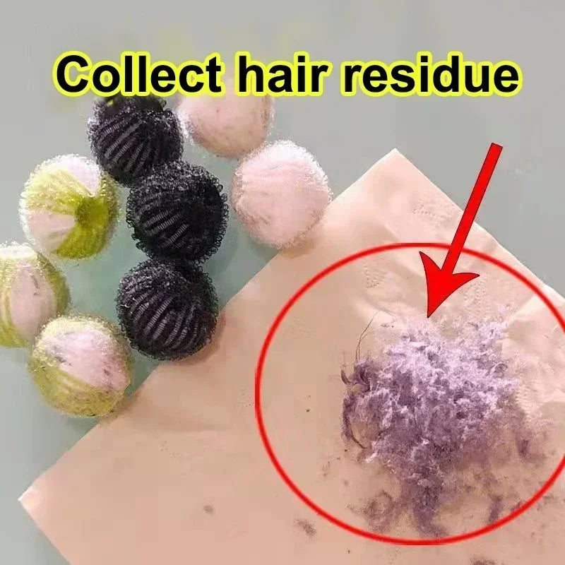 12/6 Piece Set Washing Machine Hair Filter Floating Lint Remover Catcher Reusable Laundry Ball Dirt Collection Cleaning Ball Peaceful Pleasures Health and Wellness