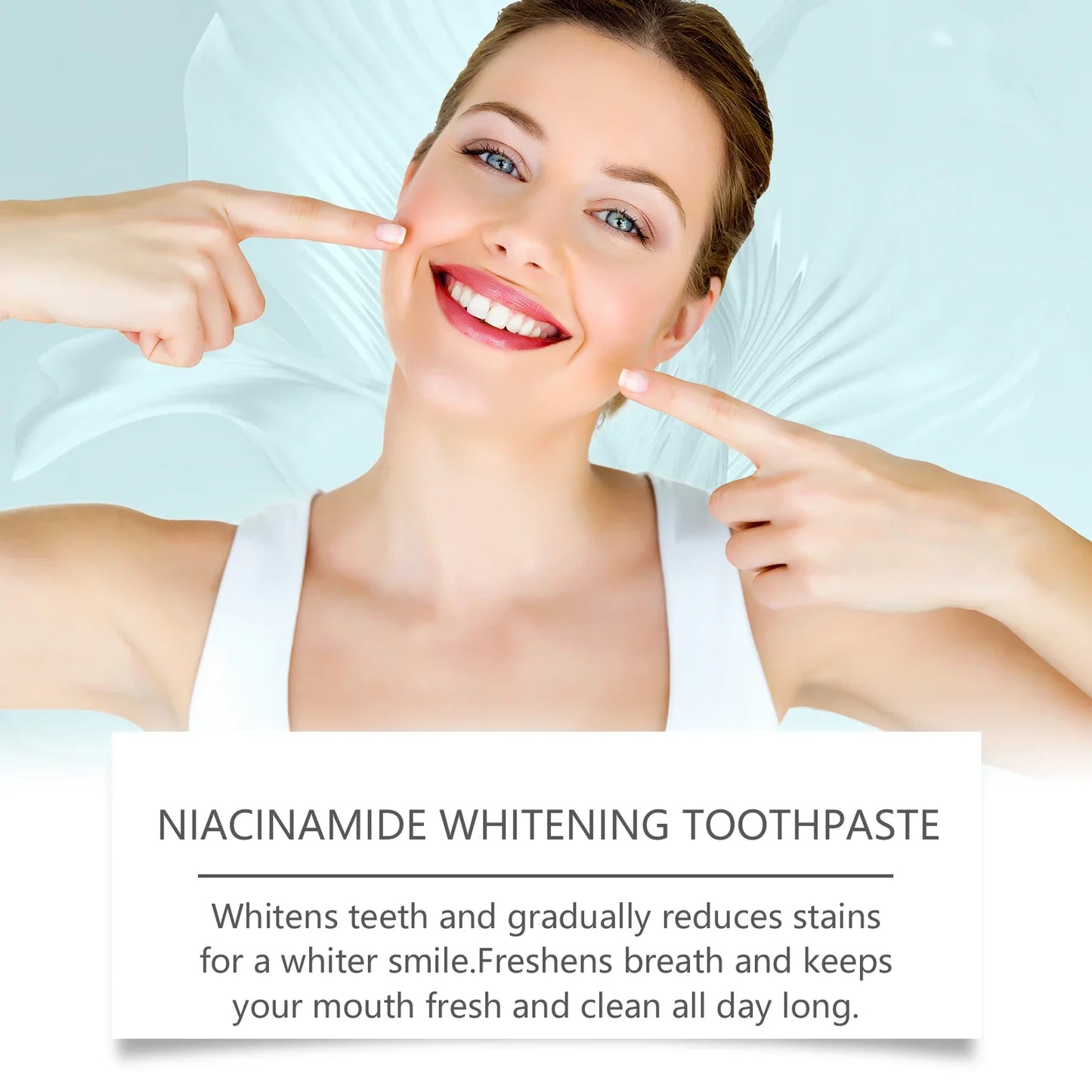 Niacinamide Whitening Toothpaste – Stain Removal & Fresh Breath