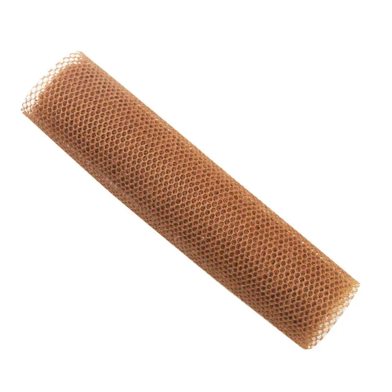 Exfoliating African Net Bath Sponge & Loofah Washcloth – Double-Sided Shower Scrubber for Smooth Skin (1/3 Pcs) Peaceful Pleasures Health and Wellness Brown 55g