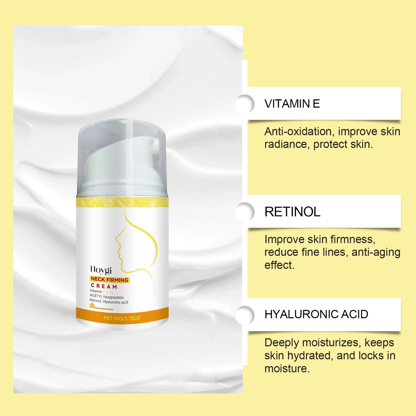 Retinol Neck Cream – Firming, Lifting & Fine Line Reducer
