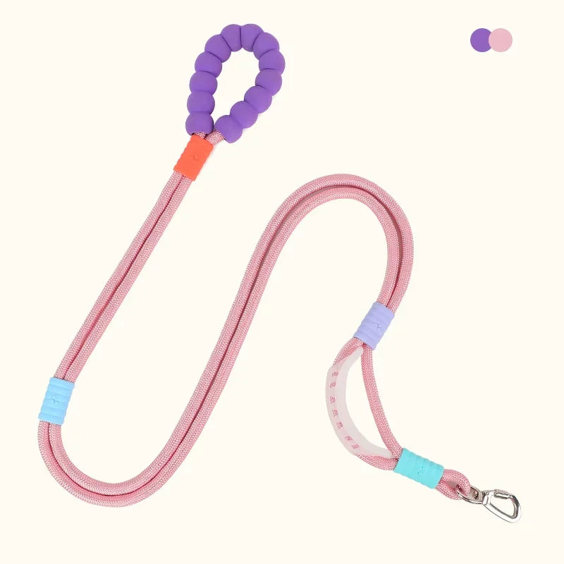 Hands-Free Dog Leash with Foam Handle | Adjustable Nylon