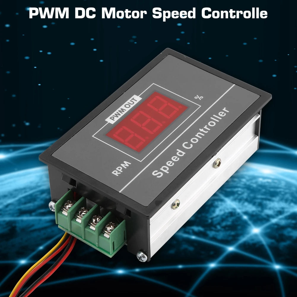 DC 6‑60V 12V 24V 36V 48V 30A PWM DC Motor Speed Controller Start Stop Switch DC Motor Controller Adjustable Motor Controller Peaceful Pleasures Health and Wellness