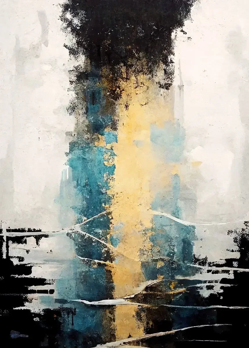 Classic Abstract Wall Art Matte Colour Oil Painting HD Canvas Print Poster Home Decor Living Room Bedroom Decorative Painting Peaceful Pleasures Health and Wellness 3 30x40cm Unframed