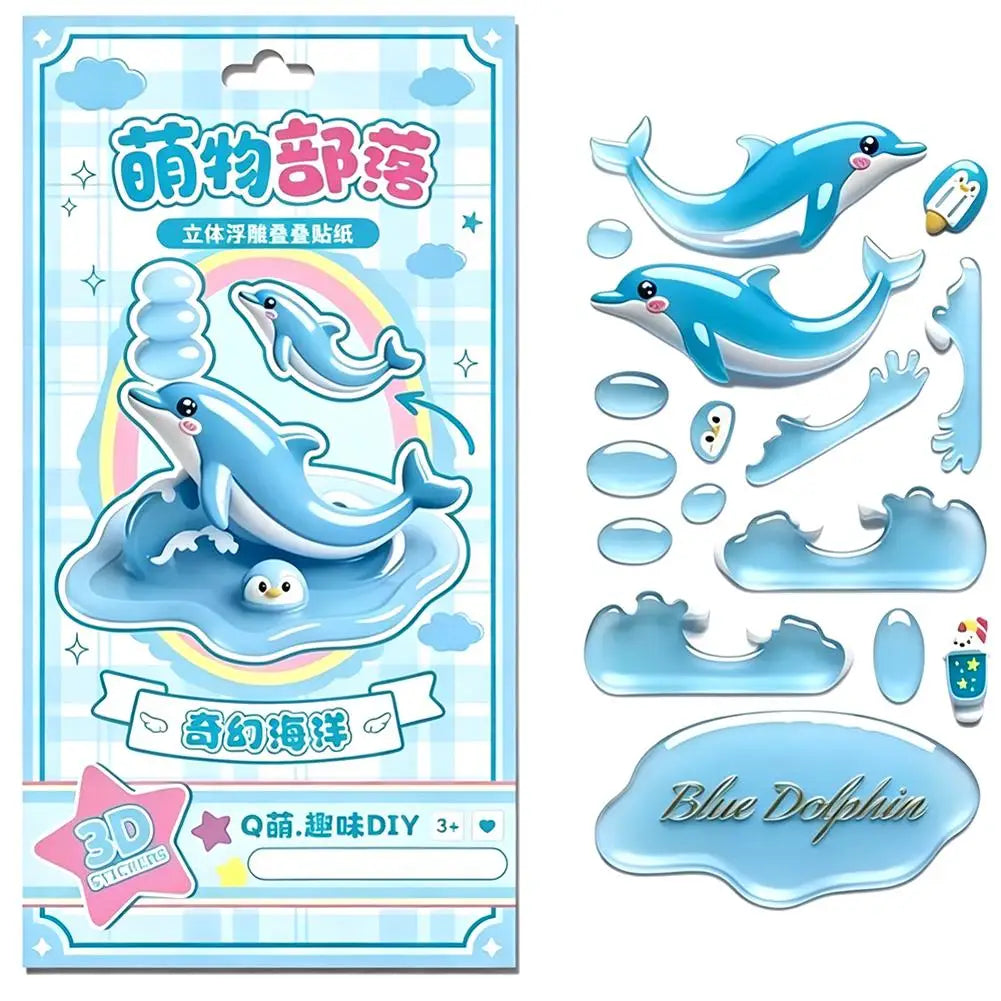 3D Crystal Stackable Stickers – DIY Scene Kit for Kids