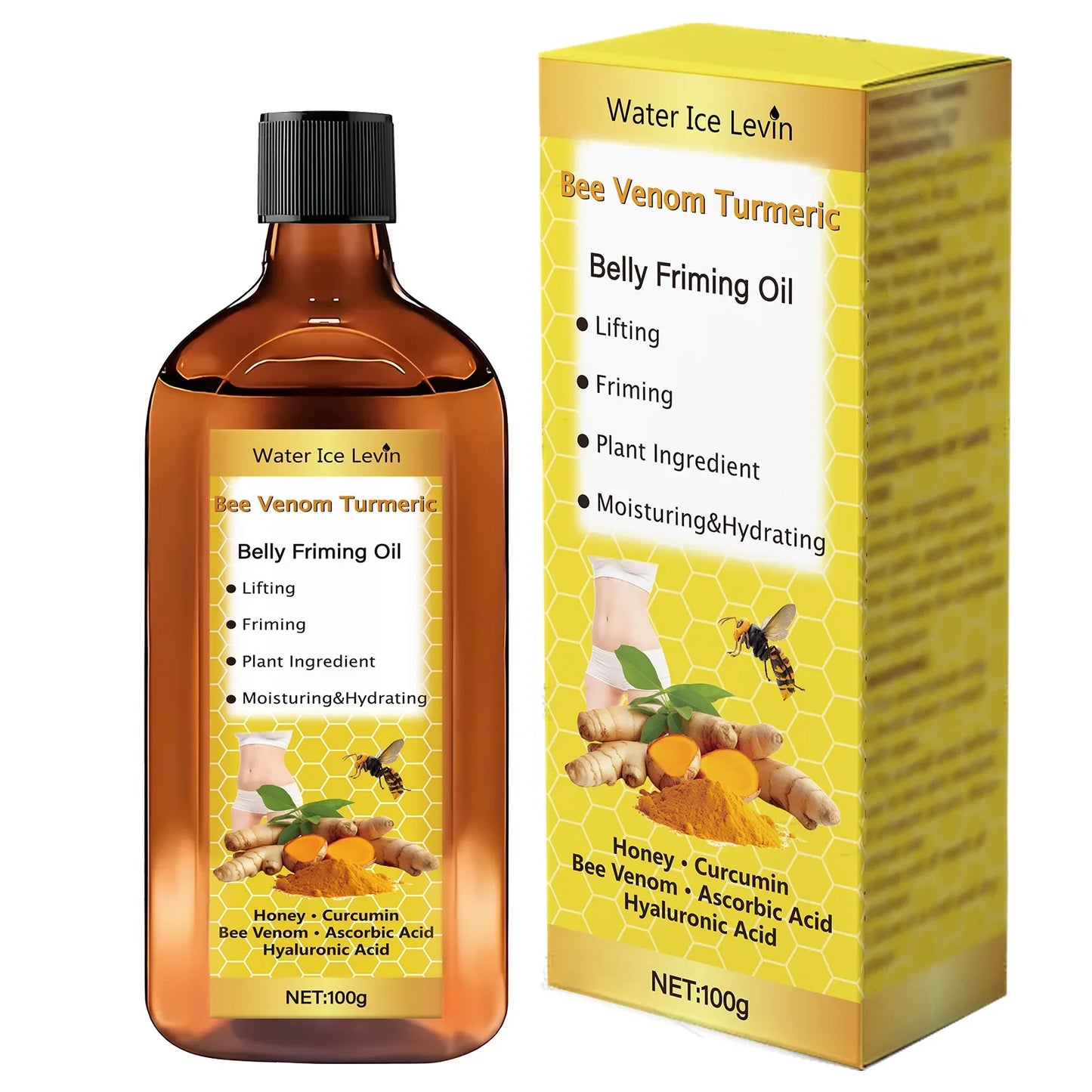 Ginger Massage Oil with Camellia & Almond | 100g Body Oil