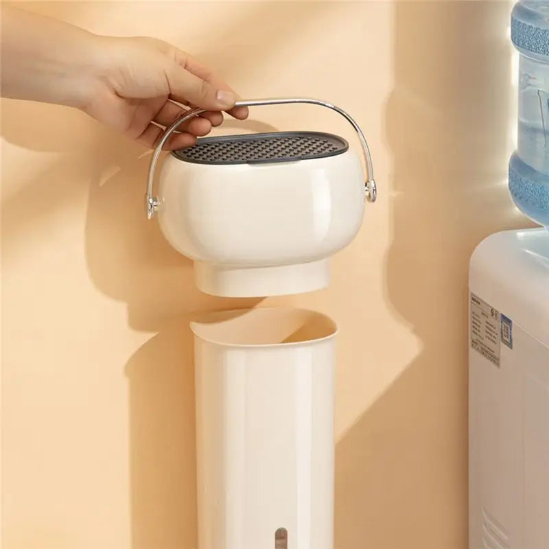 A36T-1Set Disposable Paper Cup Cup Taker Automatic Water Dispenser Cup Holder Space Saving B Peaceful Pleasures Health and Wellness