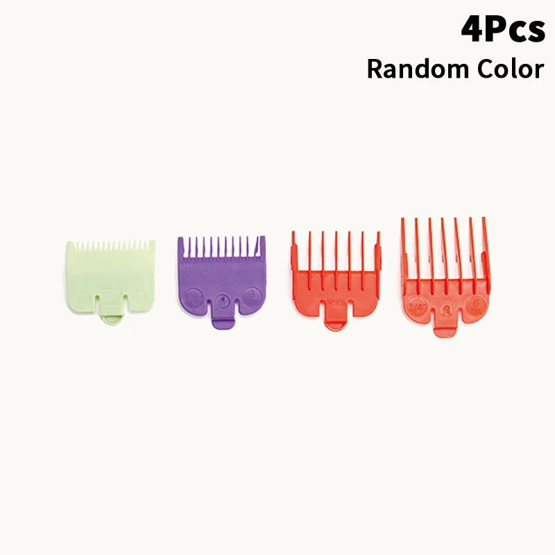 2/3/4/8/10Pcs Universal Men Hair Clipper Limit Comb Salon Barber Cutting Guide Replacement Attachment Hair Trimmer Styling Tool Peaceful Pleasures Health and Wellness 4Pcs