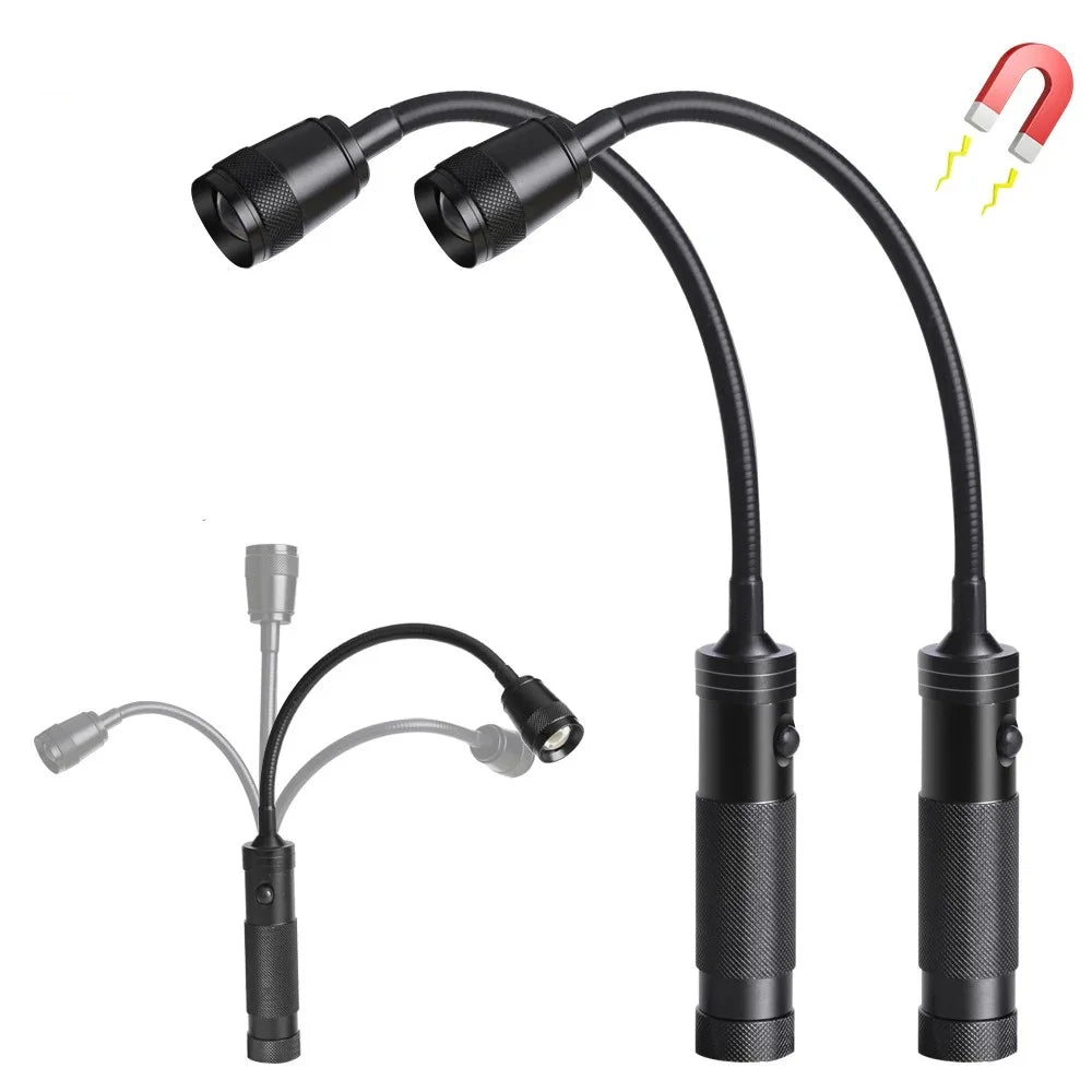 SHINEKNOT Telescopic LED Work Light | Magnetic 360° Flex Neck