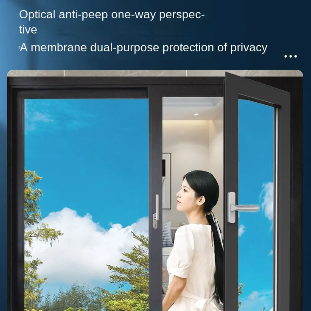 One-Way Mirror Window Film | UV Privacy Sun Blocking Sticker