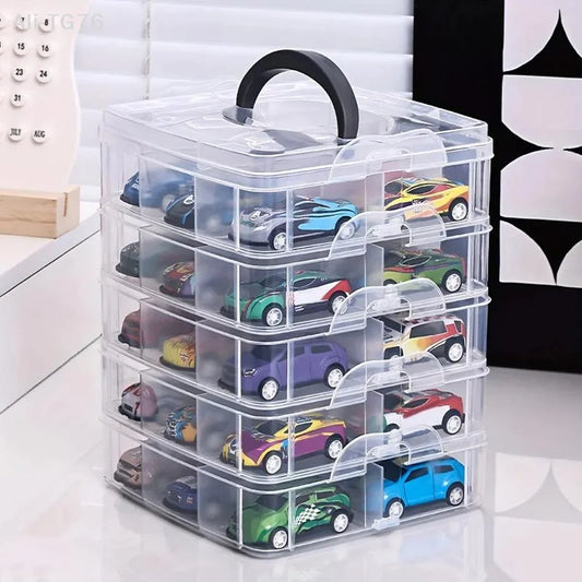 Clear Minimalist Storage Box | Dustproof Jewelry & Small Item Organizer Clear Storage Box Peaceful Pleasures Health and Wellness