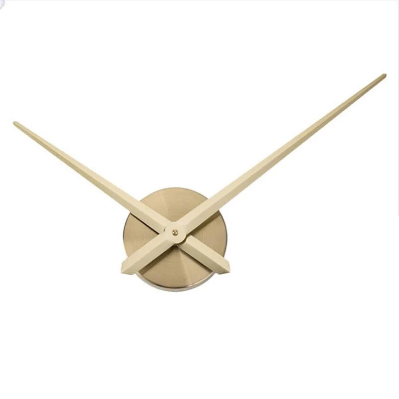NewPractical Big Size for 3D Wall Clock Modern Home Decor Brief DIY Large Clock Needles Quartz Hour Hands Accessories Mechanism Peaceful Pleasures Health and Wellness Gold