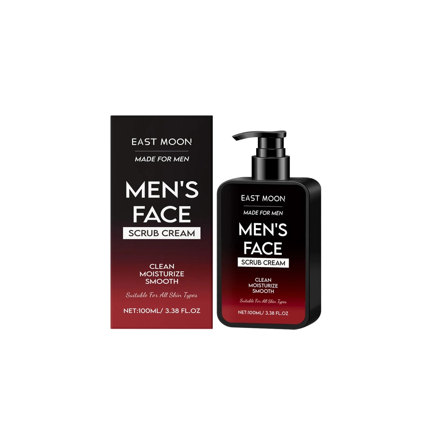 East Moon Men Face Exfoliating Scrub – Oil Control 100ml