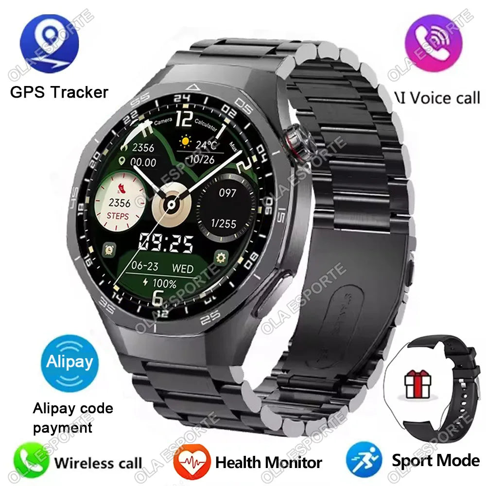 Ola Esporte Smart Watch GPS, Bluetooth Call, HD Screen IP68