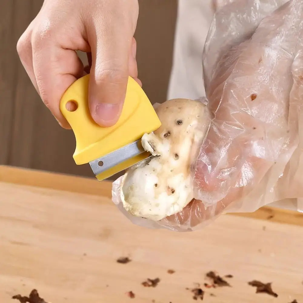 Ergonomic Stainless Steel Garlic & Vegetable Peeler | Anti-Slip