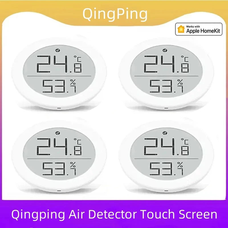 Qingping Indoor Temperature Humidity Monitor T Version Thread/BLE High-precision E-Link INK Thermometer work with Apple HomeKit Peaceful Pleasures Health and Wellness