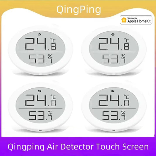 Qingping Indoor Temperature Humidity Monitor T Version Thread/BLE High-precision E-Link INK Thermometer work with Apple HomeKit Peaceful Pleasures Health and Wellness