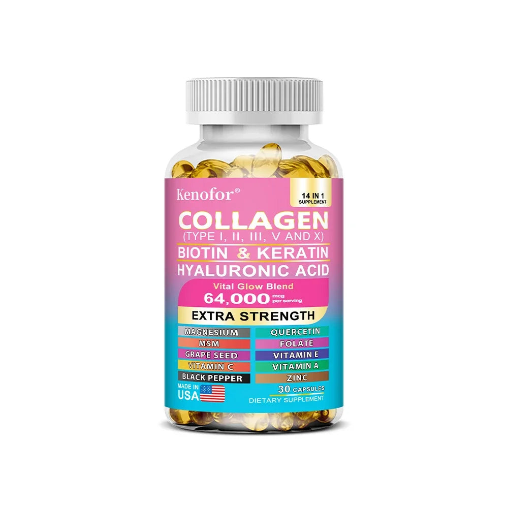 Kenofor Complex Collagen Capsules – Skin, Hair, Nails & Joints
