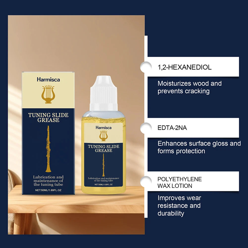 Lubricating Grease For Tuning Slide Tube,Brass Instrument Maintenance Care Grease,Prevents Corrosion And Metal Sticking Peaceful Pleasures Health and Wellness