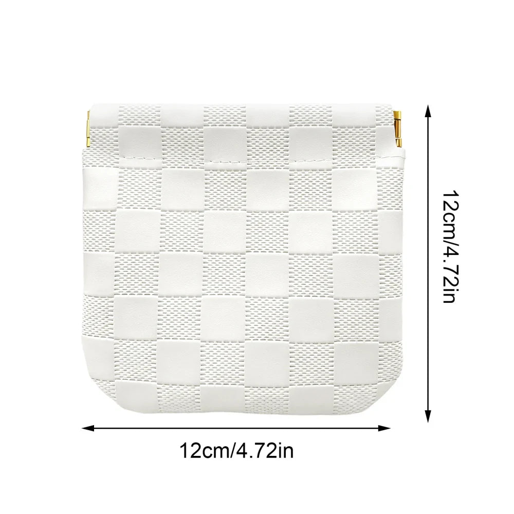 Small Auto-Closure Makeup Bag – Travel Cosmetic & Jewelry Pouch