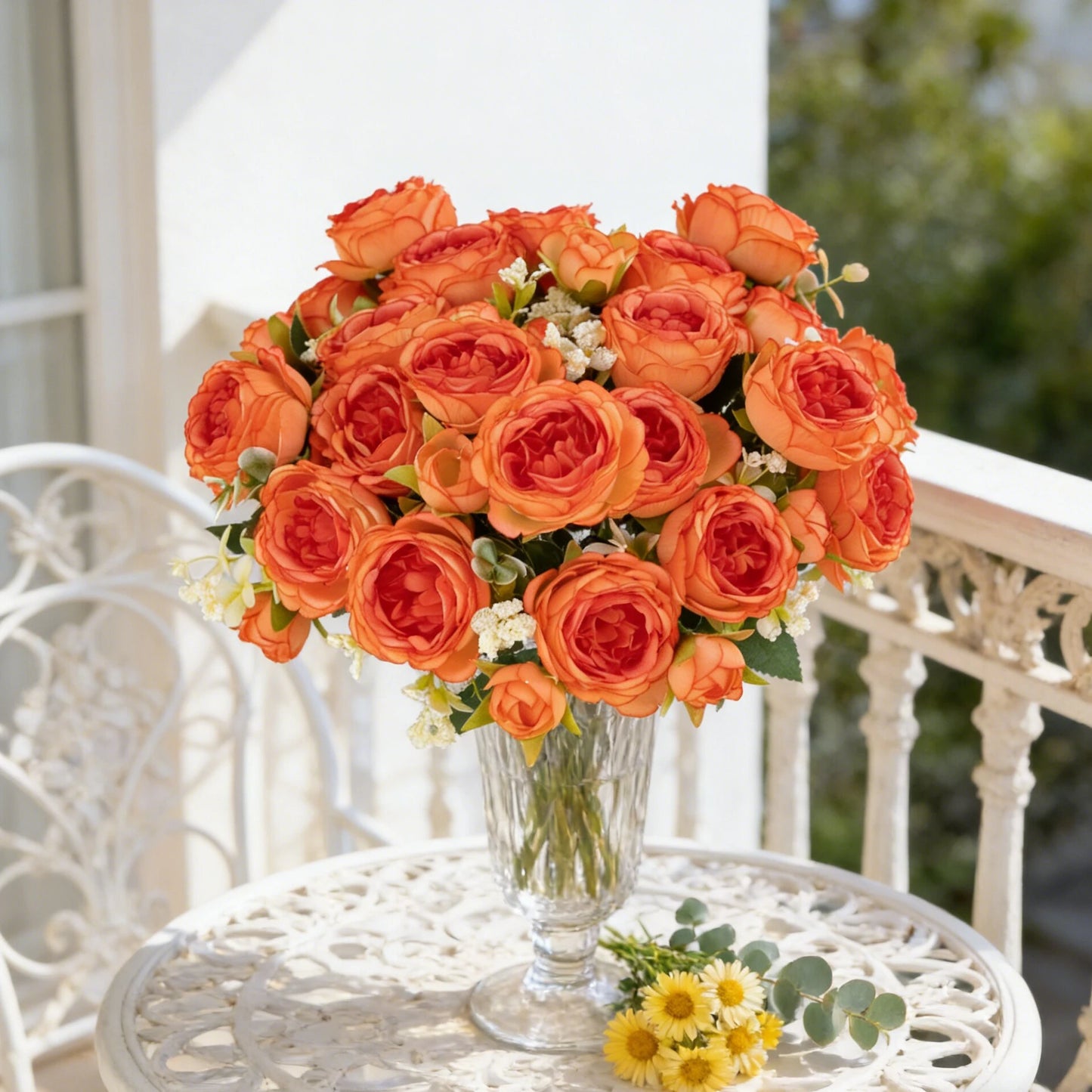 Silk Artificial Hydrangea Rose Bouquet | Wedding & Home Decor