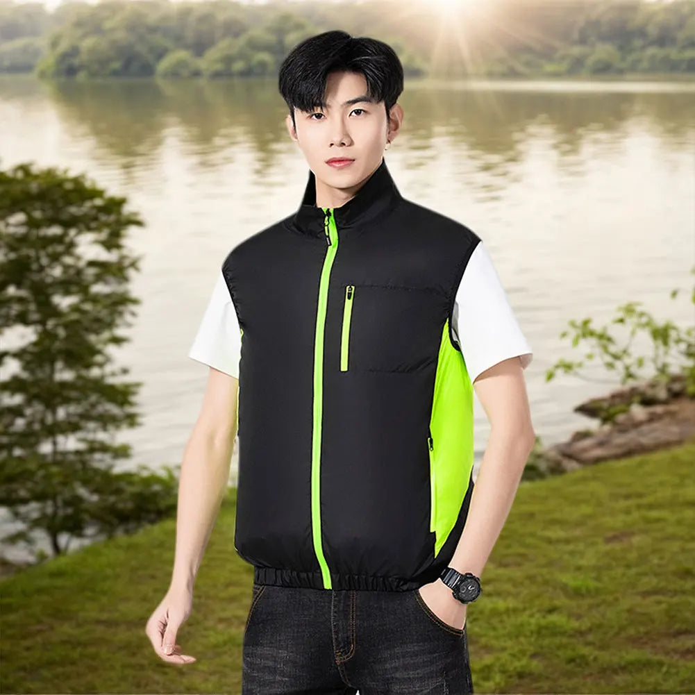 Electric Cooling Vest | 3-Speed Fan Vest for Summer Outdoor Peaceful Pleasures Health and Wellness
