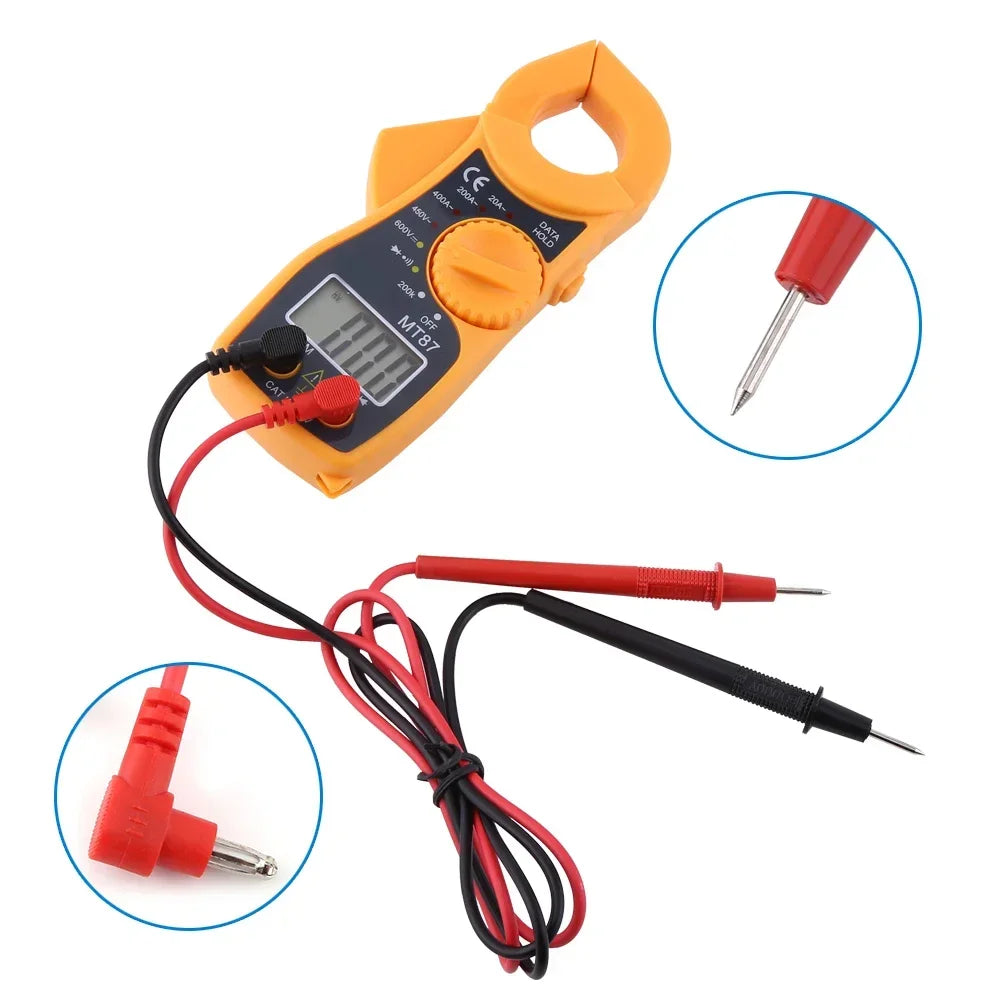 Digital Clamp Meter Multimeter Ammeter AC DC Voltmeter Ohmmeter Volt
