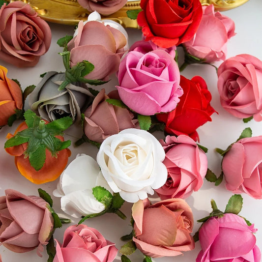 Artificial Silk Rose Flower Heads – Wedding & DIY Decor Artificial Silk Flowers Peaceful Pleasures Health and Wellness