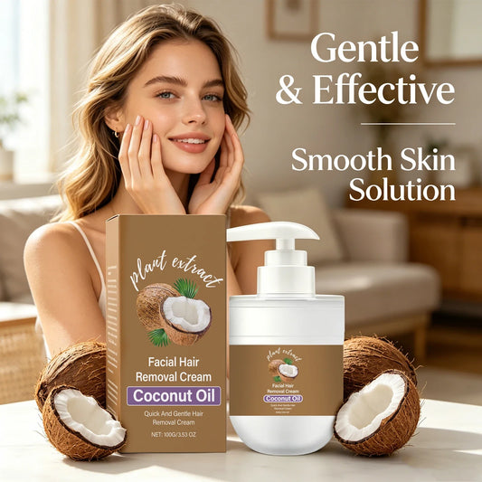Coconut Hair Removal Cream – Gentle, Moisturizing & Smoothing Hair Removal Cream Oasis Select