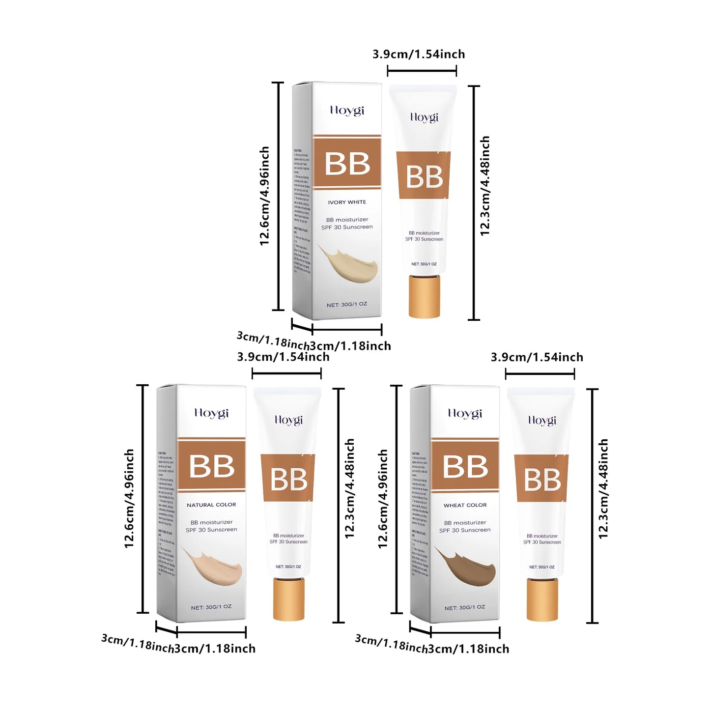 Hoygi BB Cream SPF Moisturizer – Pore Cover, All Skin Types