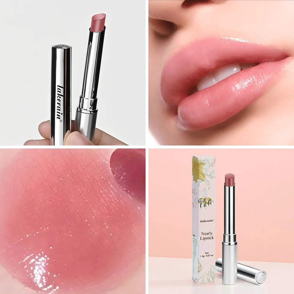 Honey Lipstick Honey Tinted Lip Balm Pink Lipstick Powerful Lip Repulper Lip Brightening for Dark Lips Exfoliating Care Peaceful Pleasures Health and Wellness