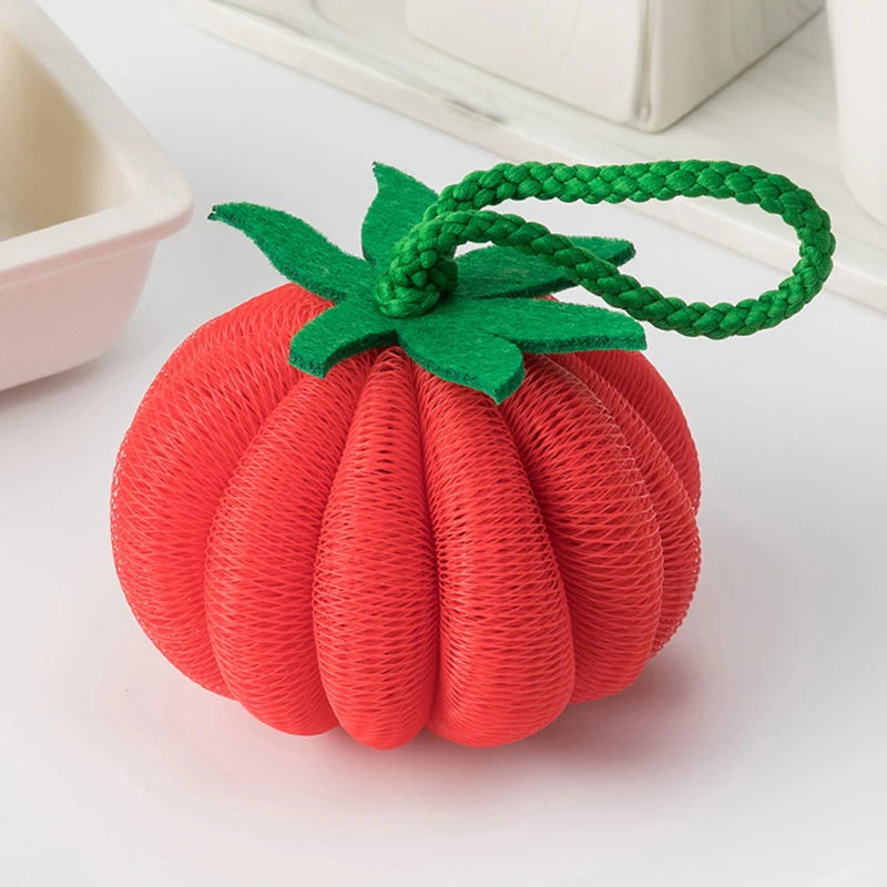 Fruit & Veggie Dopamine Bath Ball – Fun Bubble Bath Sponge
