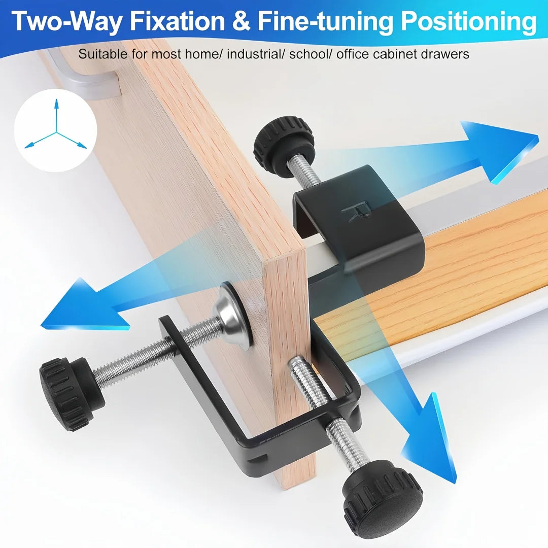 Cabinet Drawer Front Installation Clamps Woodworking Fixing Clips