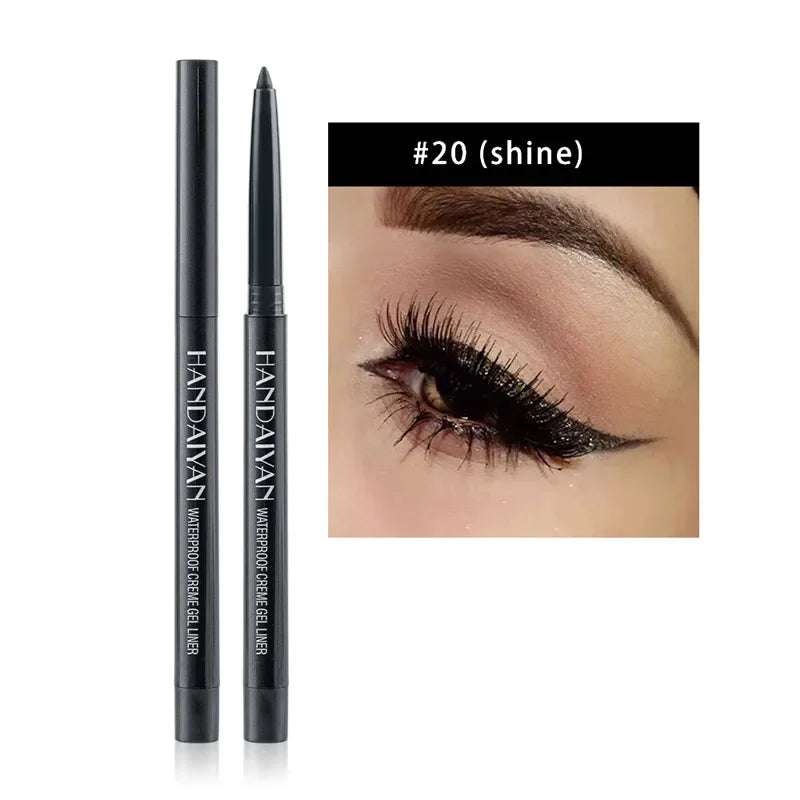 Handaiyan 20-Color Waterproof Matte Gel Eyeliner Pencil