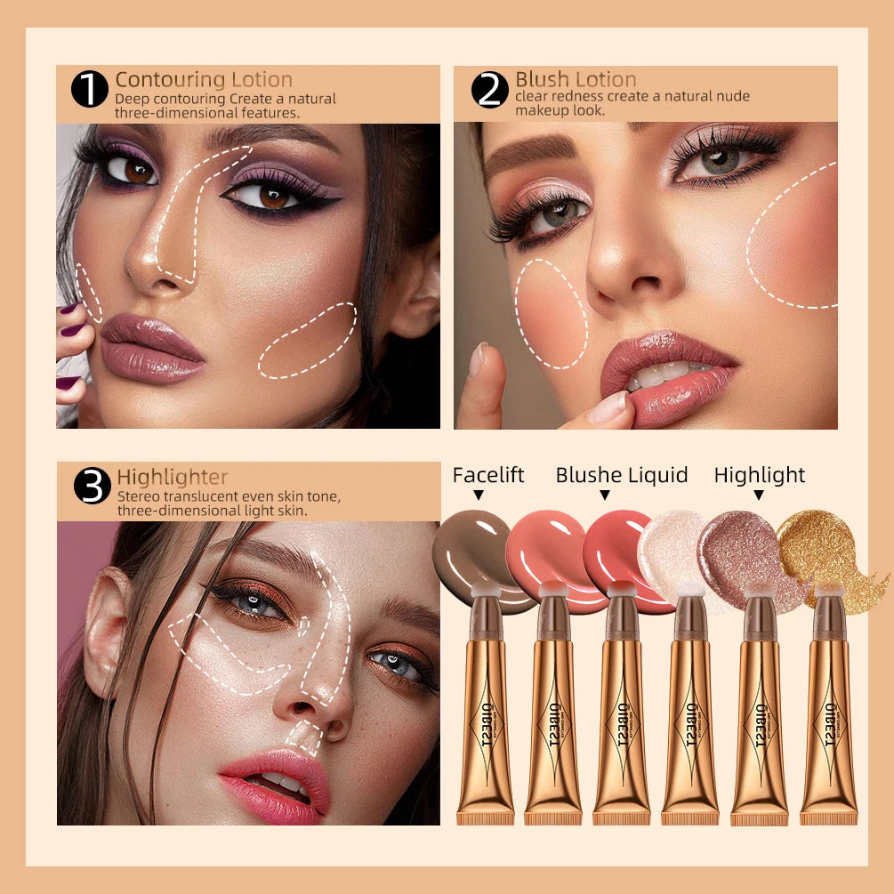 1PCS Liquid Blush Velvet Matte Blusher Face Pigment Lasting Beauty Natural Cream Cheek Tint Orange Peach Blush Makeup Maquiagem Peaceful Pleasures Health and Wellness