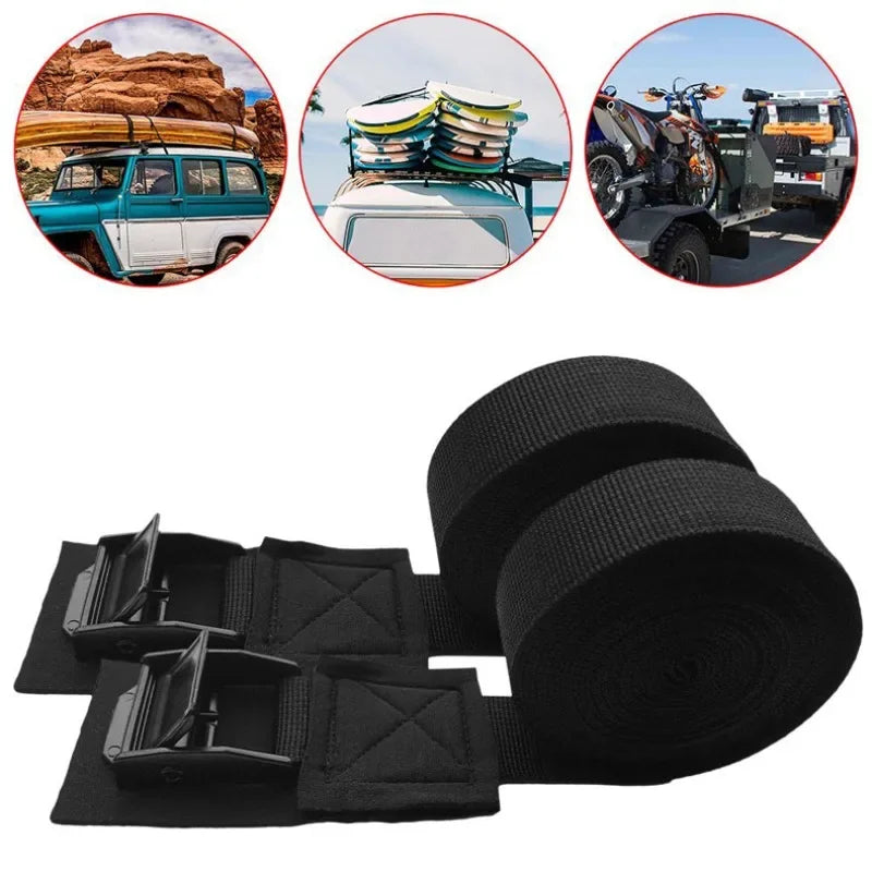 Heavy-Duty Kayak & Roof Rack Straps – Surfboard & Bike Roof Rack Tie-Down Straps Peaceful Pleasures Health and Wellness