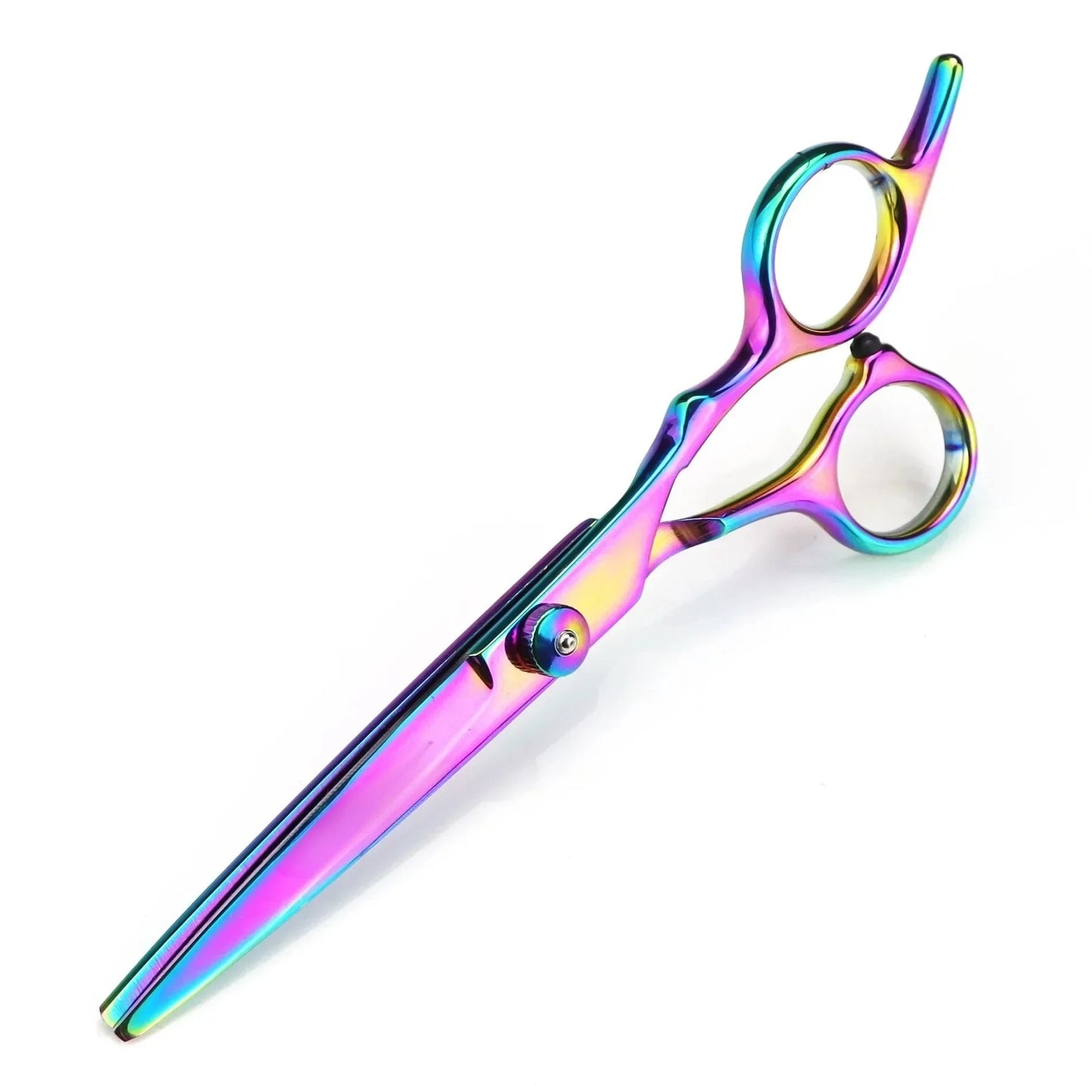 Professional 6 inch Hair Scissors Thinning Barber Cutting Hair Shears Scissor Tools Hairdressing Scissors Peaceful Pleasures Health and Wellness rainbow cutting