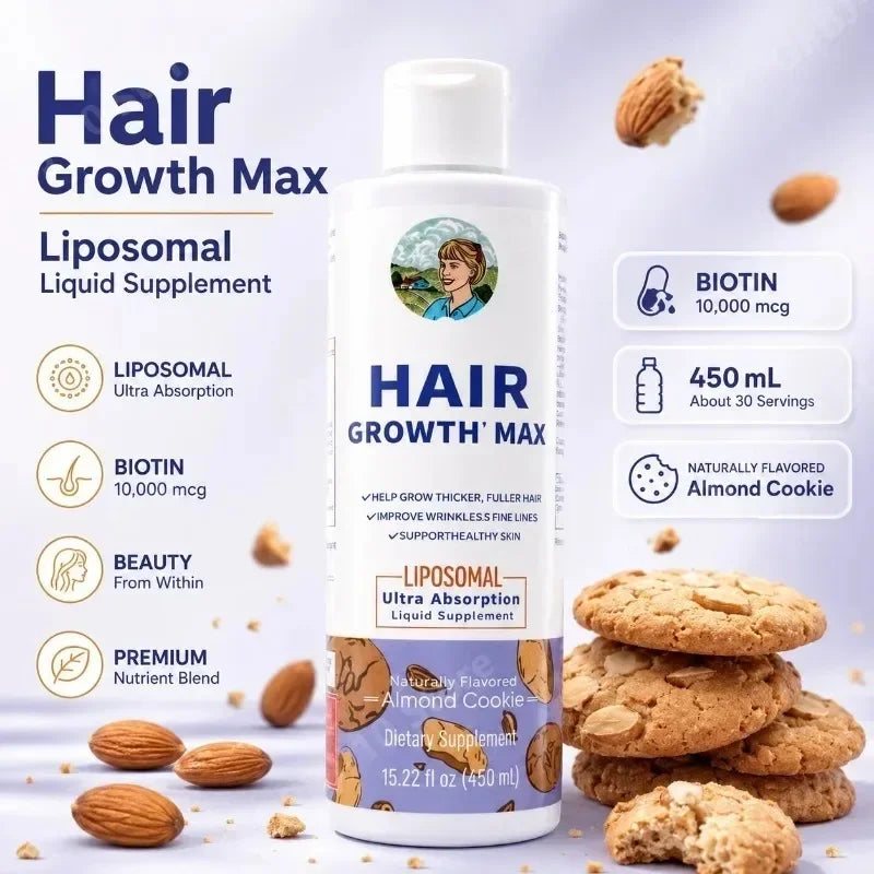 Women's Hair Growth MAX Liposomal – Biotin 10000mcg & Pumpkin Oil