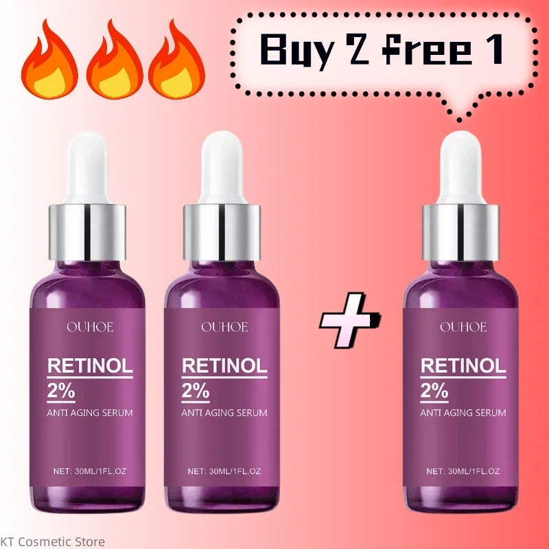 Facial Retinol Serum Whitening Moisturising Fade Fine Lines Anti Wrinkle Anti Ageing Rejuvenate Your Face Korean Cosmetics 30ml Peaceful Pleasures Health and Wellness Buy 2 free 1