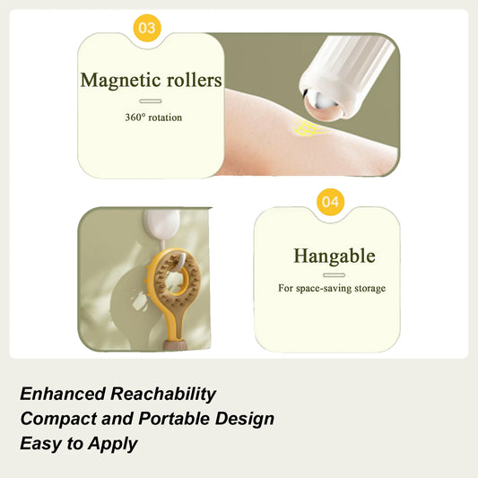 Retractable Double-Sided Back Scratcher & Shower Scrubber Back Scratcher Brush Peaceful Pleasures Health and Wellness