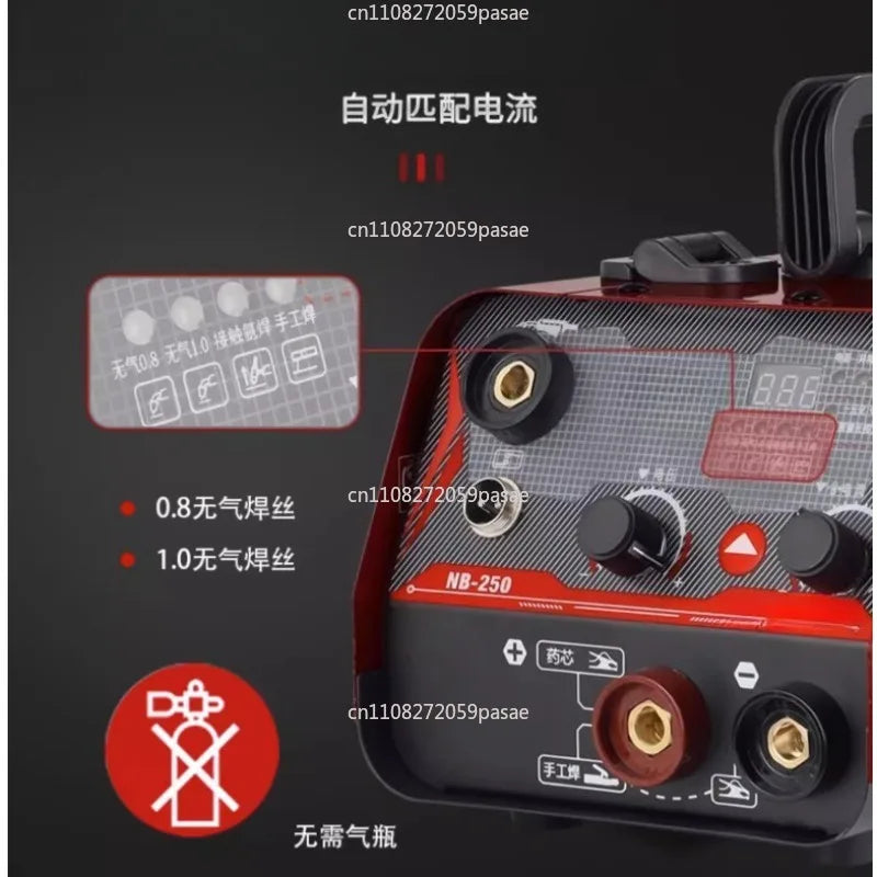 2-in-1 MIG/MMA Welder – CO₂ Gas & Gasless Stainless Steel