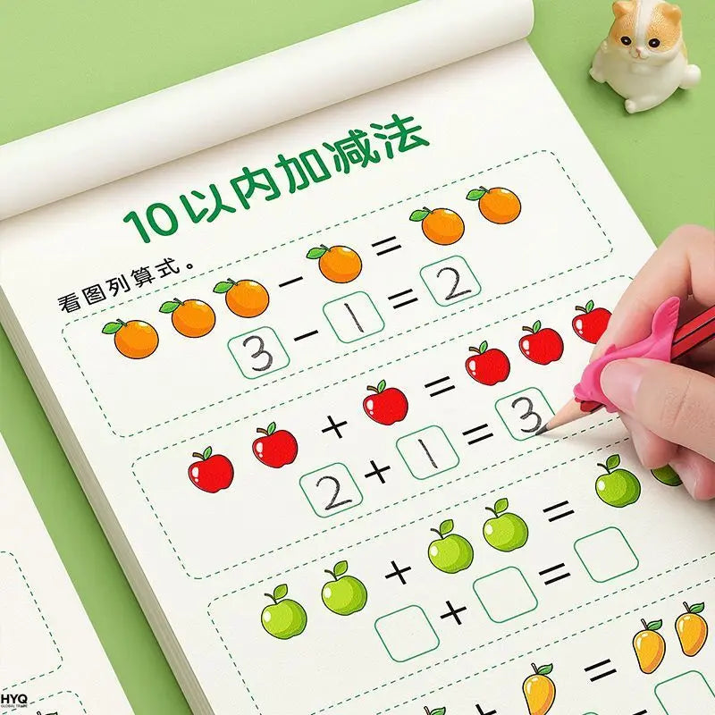 Kids Math Handwritten Copybook Addition Subtraction Within 10 20