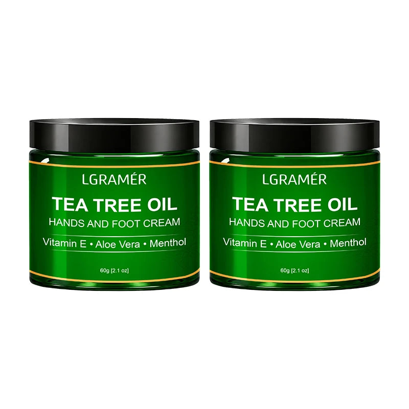 Tea Tree Oil Foot Cream – Heels, Calluses & Dry Skin | LGRAMER