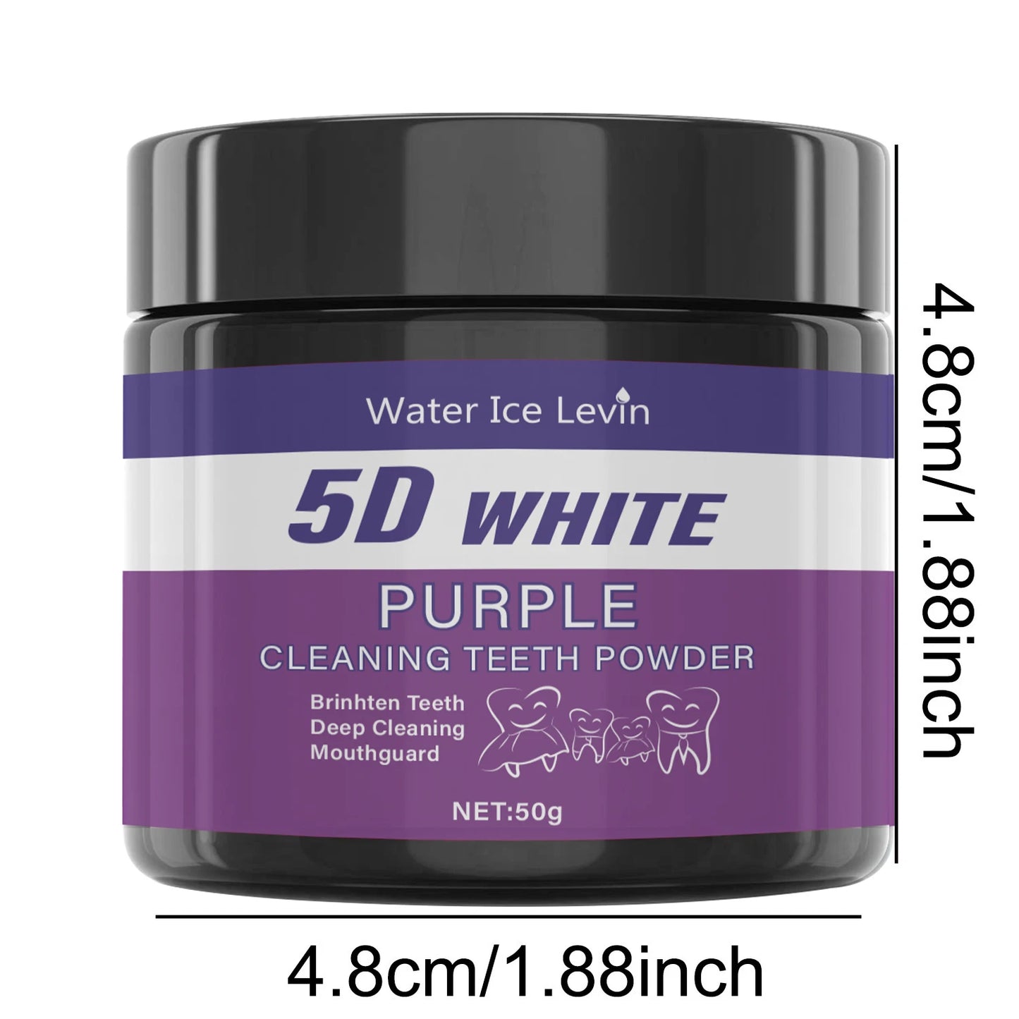 Purple Tooth Cleaning Powder – Sulfate-Free Teeth Whitening