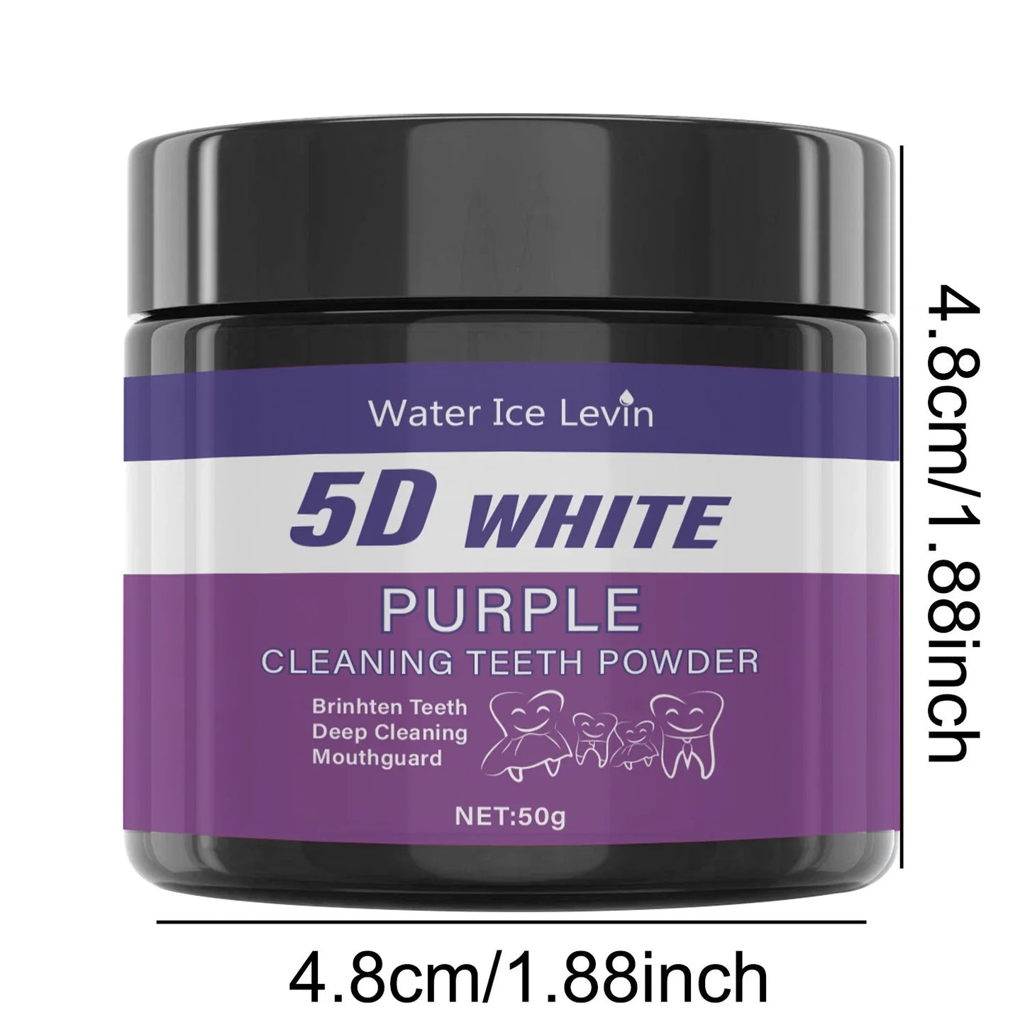 Purple Tooth Cleaning Powder – Sulfate-Free Teeth Whitening